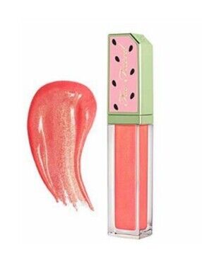 Too Faced Watermelon Juicy Fruits Lip Gloss  in " Mega Melons" 7ml  A3 NIB